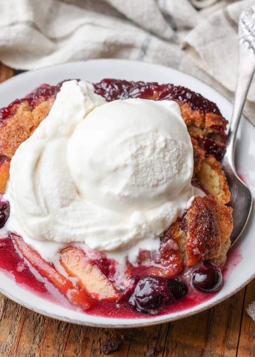 Blueberry Peach Cobbler