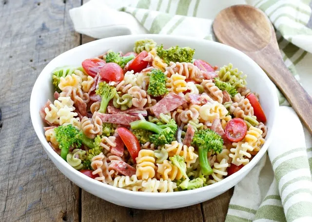 Broccoli and Salami Pasta Salad