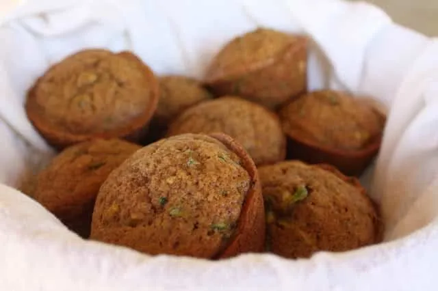 Brown Sugar Spice Zucchini Muffins